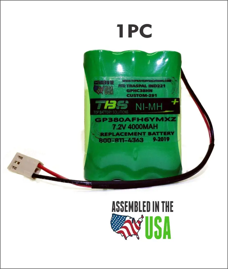 1-Pack GP380AFH6YMXZ Replacement Battery – CUSTOM-291 Compatible