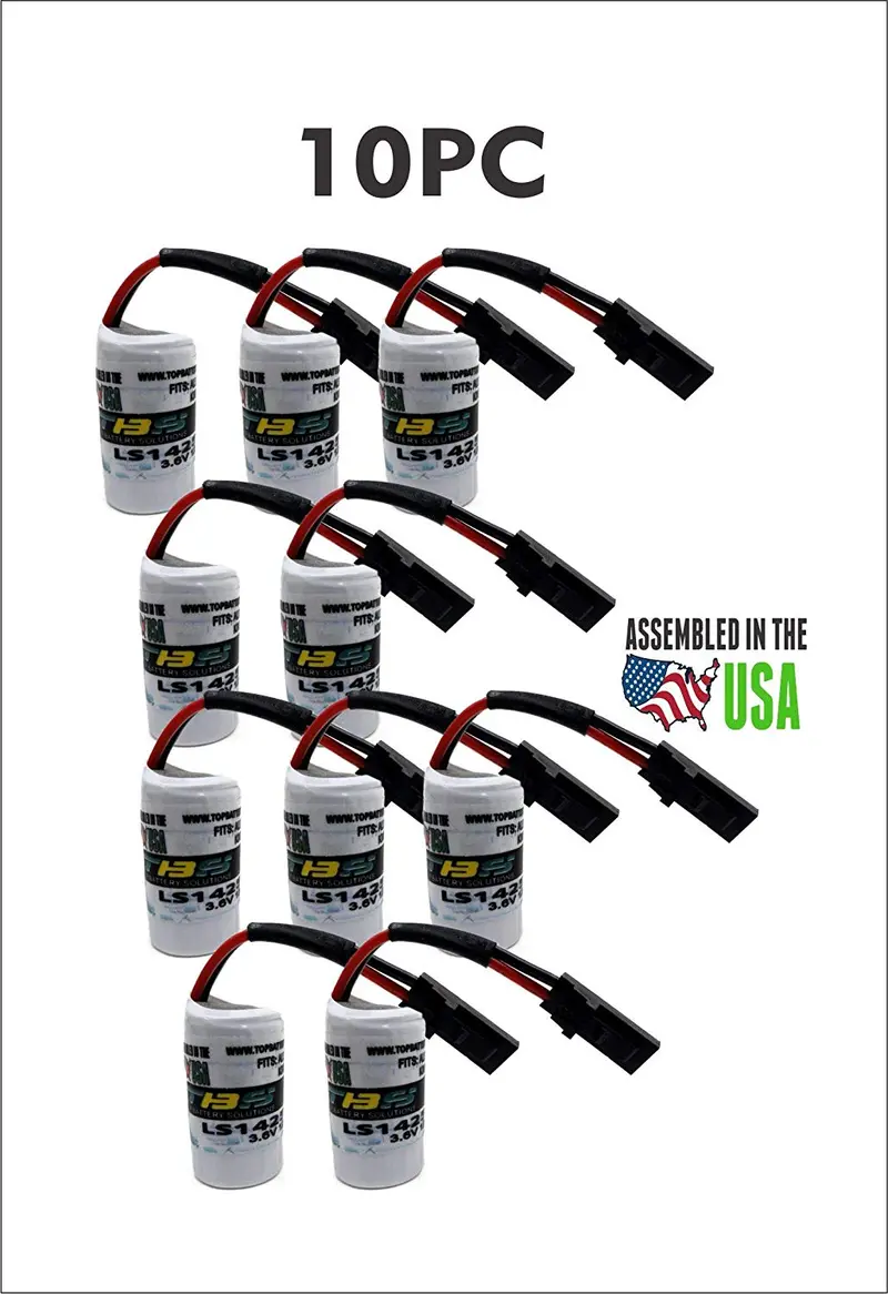 10-Pack Allen-Bradley 2090-DA-BAT Battery for Kinetix 2000 and Tamagawa 17-Bit Encoders