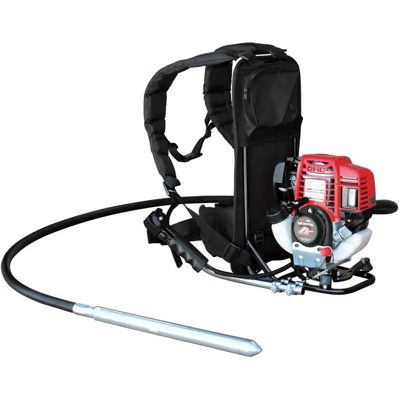 2HP Honda Concrete Vibrator with Flexible Shaft & 10″ Whip – Backpack Compatible