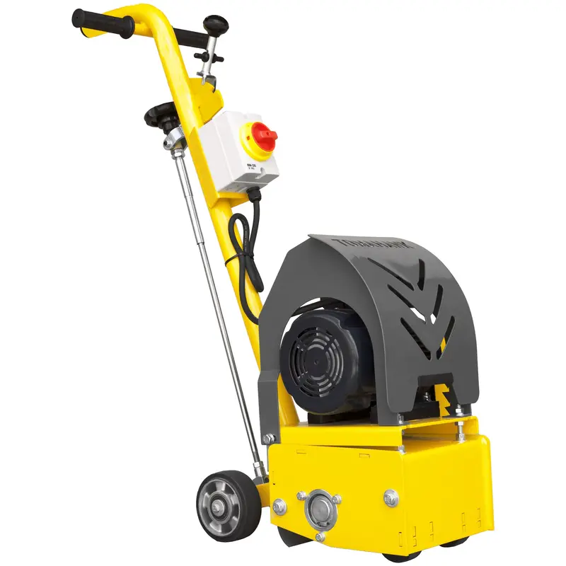 8-Inch Electric Concrete Scarifier for Trip Hazard Removal & Pavement Line Stripping
