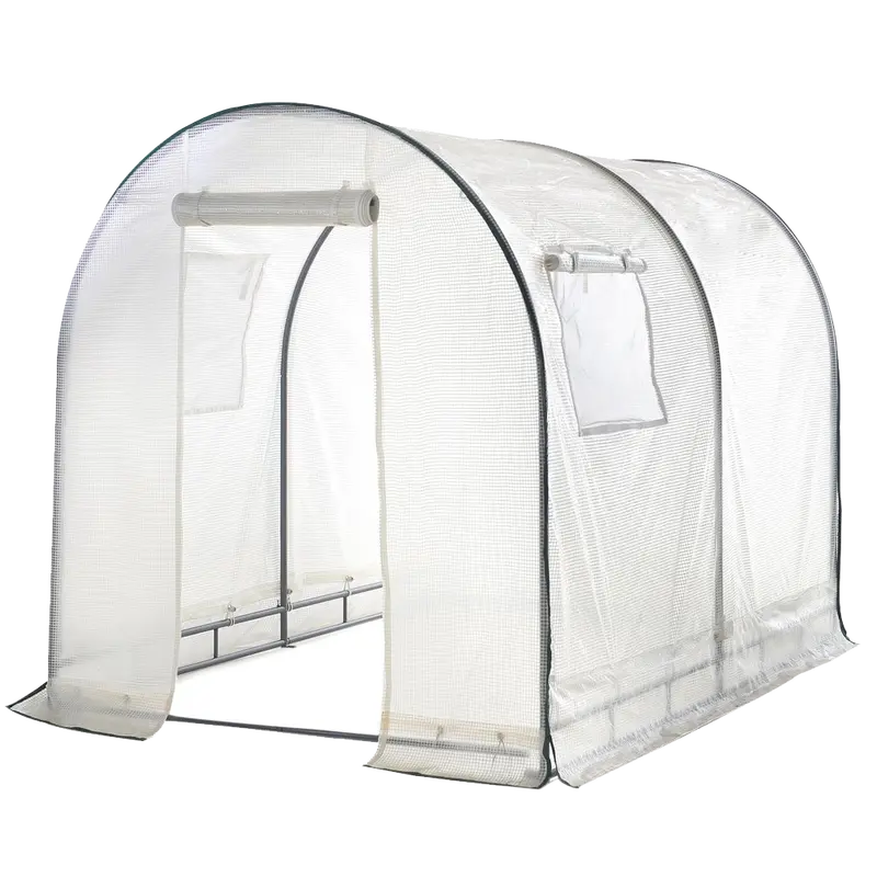 Abba Patio Walk-In Greenhouse – Fully Enclosed Portable Garden Tent with Ventilation Windows