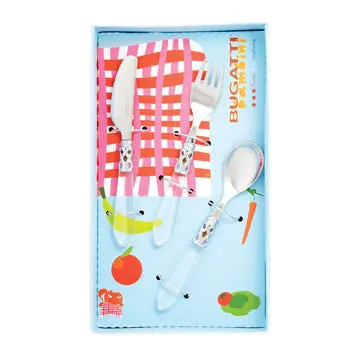 Aladdin Clear Three-Piece Kids Tableware Set