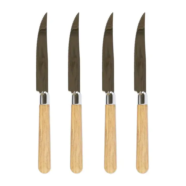 Albero Oak Premium Steak Knife Set