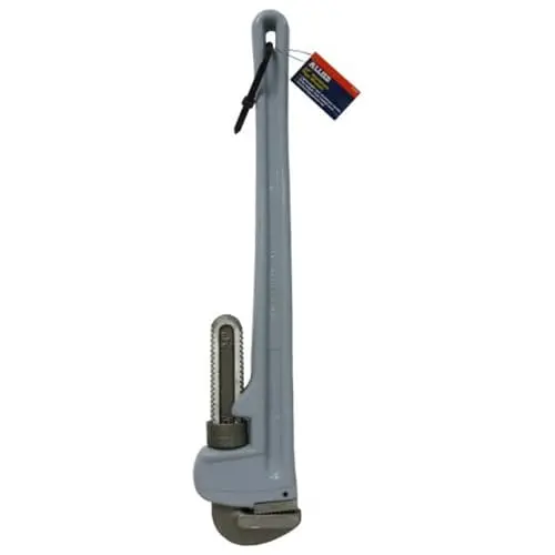 Allied 24-Inch Aluminum Pipe Wrench – Lightweight Heavy-Duty Gripping Tool