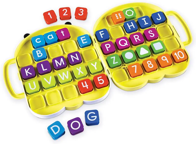 Alphabee Alphabet Case – Shaped Letter Learning Tool by Learning Resources