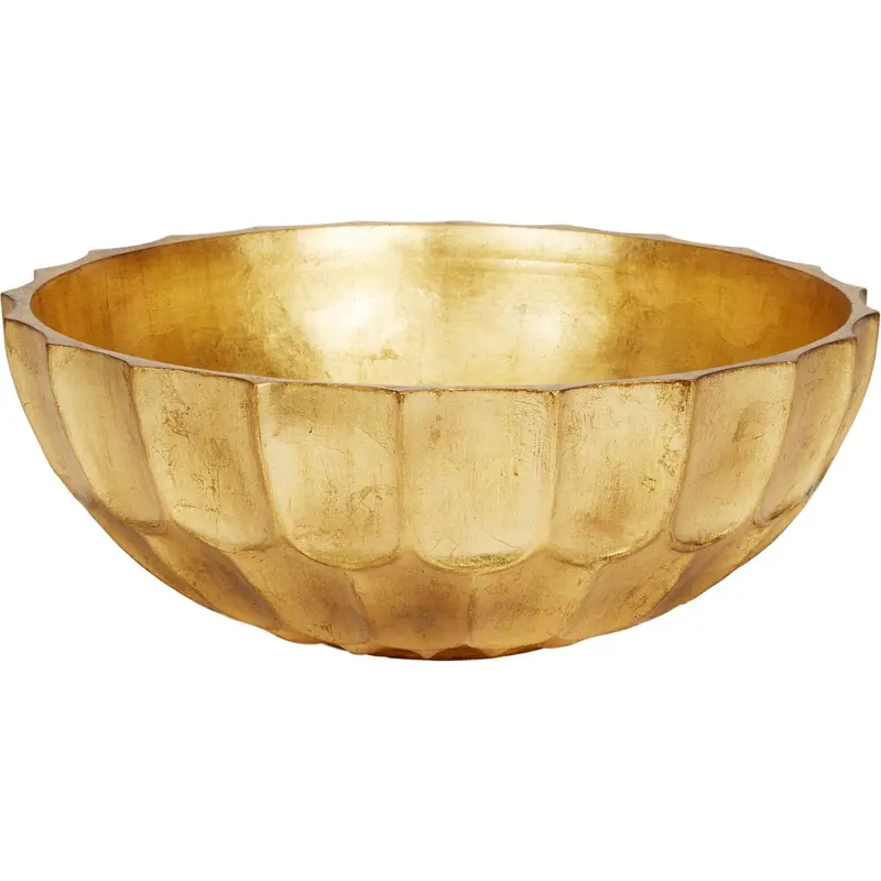 Antique Gold Leaf Finish Alexis Decorative Bowl