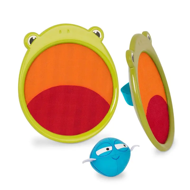B. toys Critter Catchers Soft Frog Toy – Frankie
