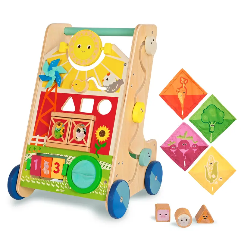 B. Toys Sunshine Farm Activity Walker – Developmental Push Toy