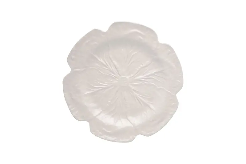 Beige Cabbage Pattern Charger Plate