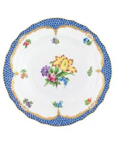 Blue Printemps Salad Plate – Motif 06