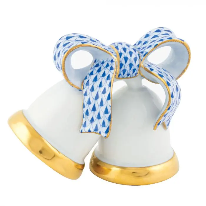 Blue Wedding Bells Ornament