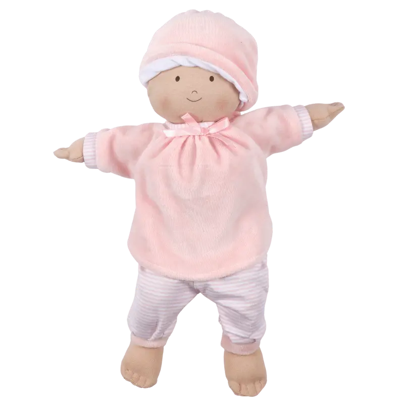 Bonikka Pink Cherub Baby Doll – Gentle Pastel-Toned Play Companion