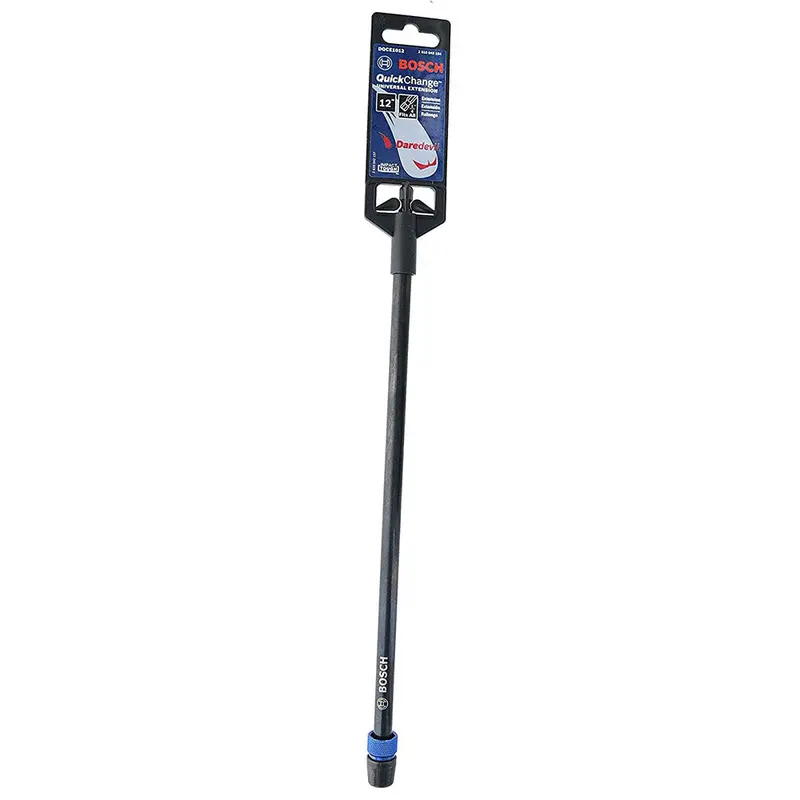 Bosch DQCE1012 Quick-Change Spade Bit Extension — 12-Inch Daredevil Adapter Sleeve