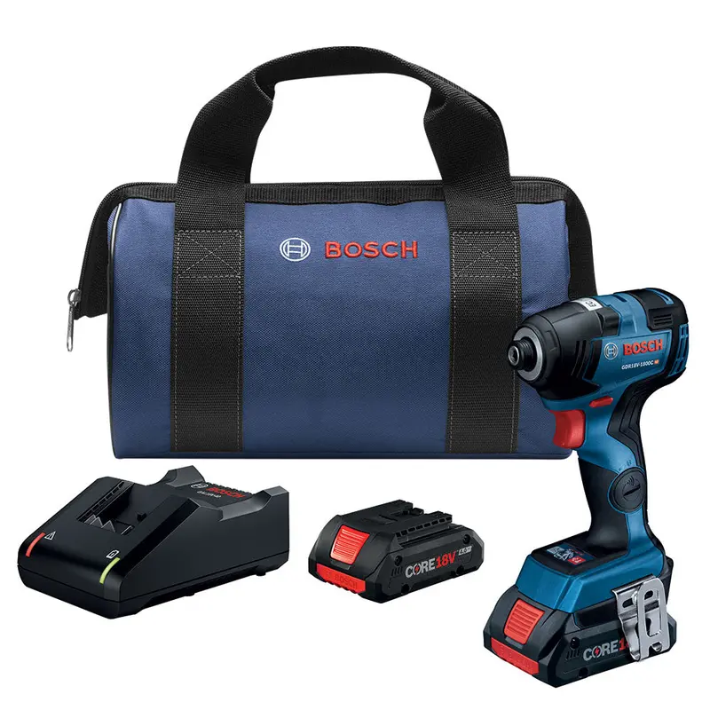 Bosch GDR18V-1800CB25 18V EC Brushless Impact Driver – Connected-Ready, 1/4″ Hex