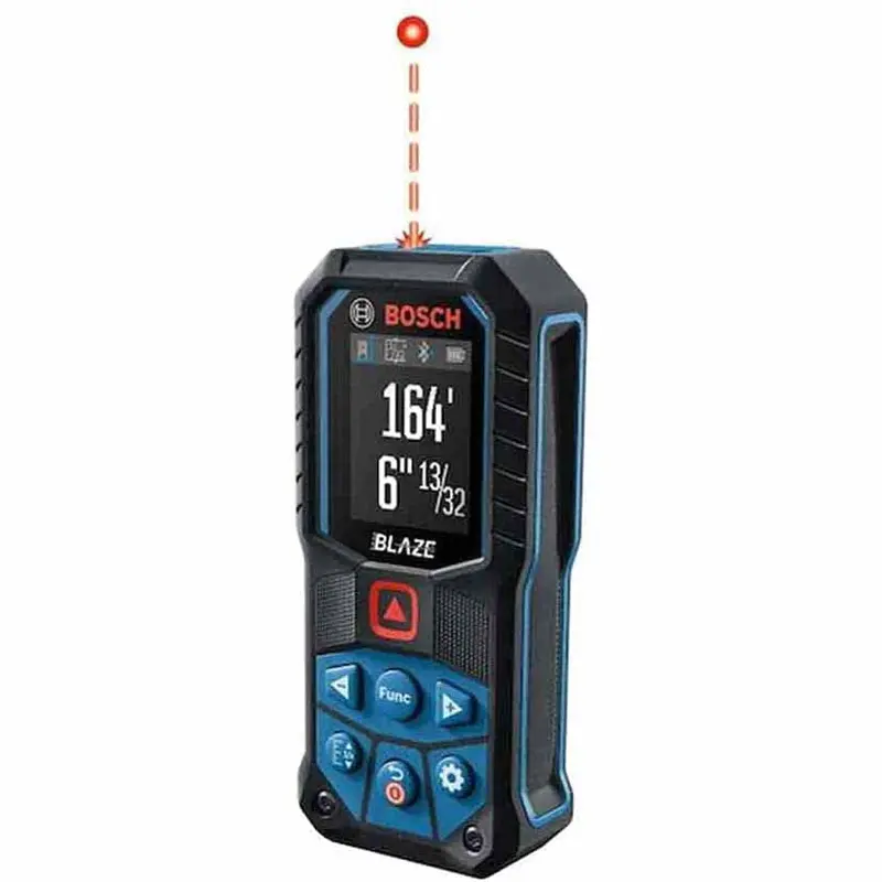 Bosch GLM165-27C Blaze 165 ft Laser Distance Meter – Bluetooth Edition
