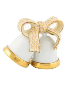 Butterscotch Wedding Bells Ornament