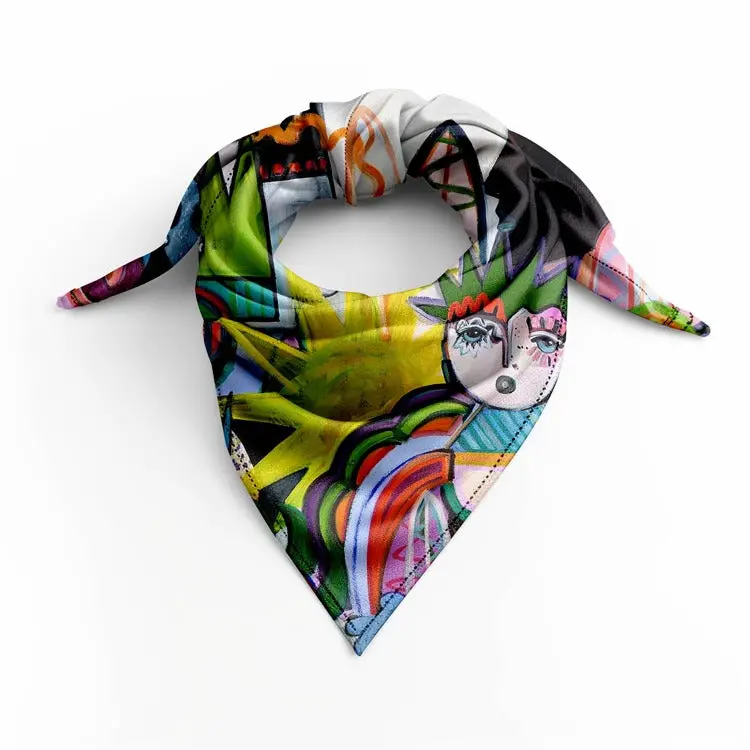 California-Inspired Dreamy Silk Scarf