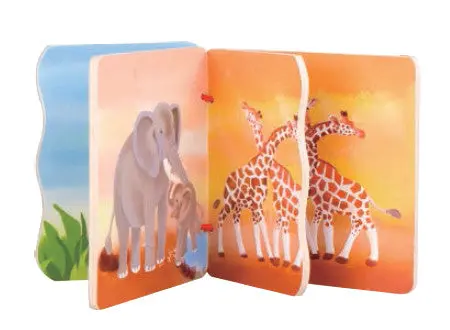 Classic World Animal Family First Baby Board Book