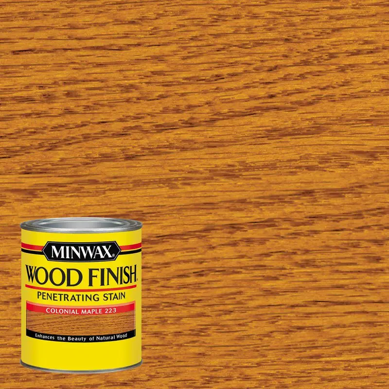 Colonial Maple to Espresso Oil-Based Interior Wood Stain Collection