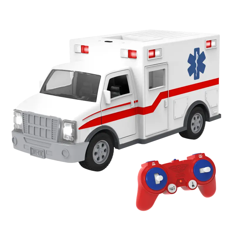 Driven Full-Size RC Ambulance – Realistic Remote-Controlled Emergency Vehicle