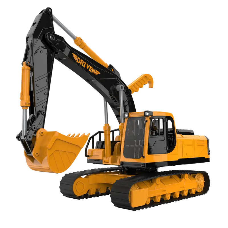 Driven Mid-Sized Excavator Toy – Functional Mini Digger for Play