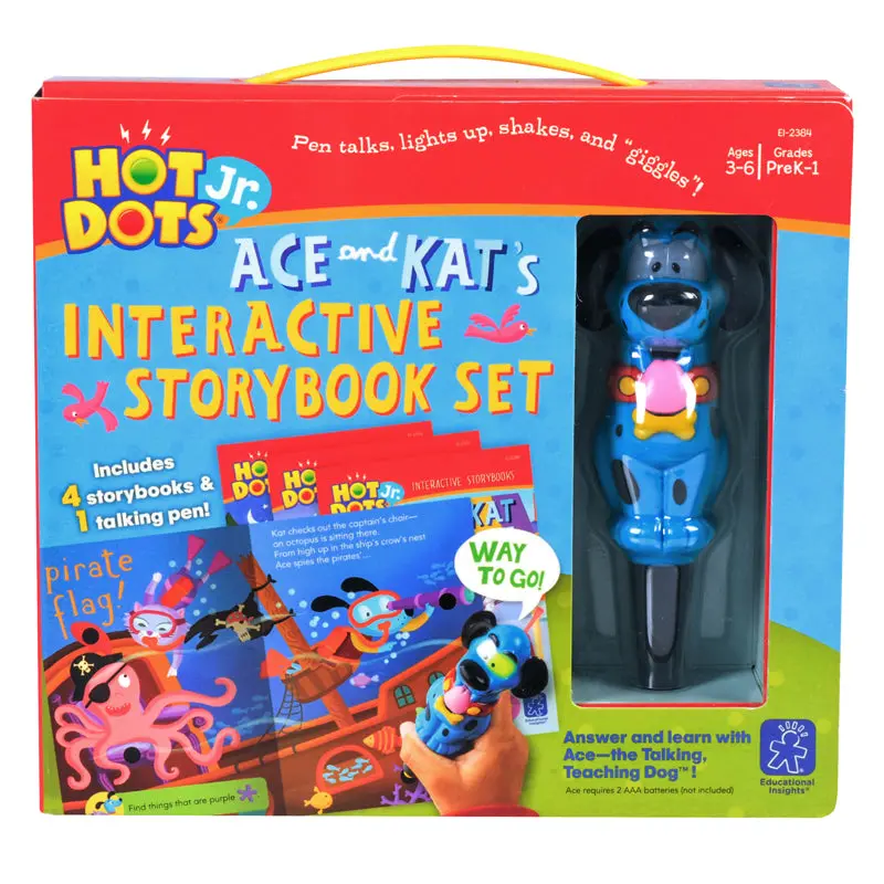 Educational Insights Hot Dots Jr. Ace & Kats Interactive Storybook
