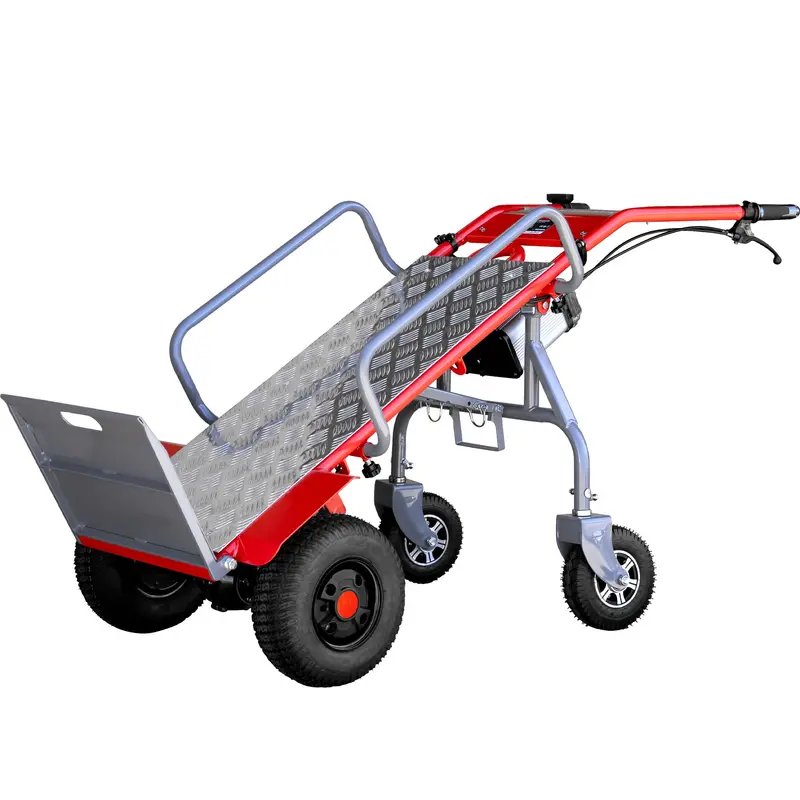 Electric Hand Dolly Cart – 570 lb Load Capacity, Foldable Design for Material Handling