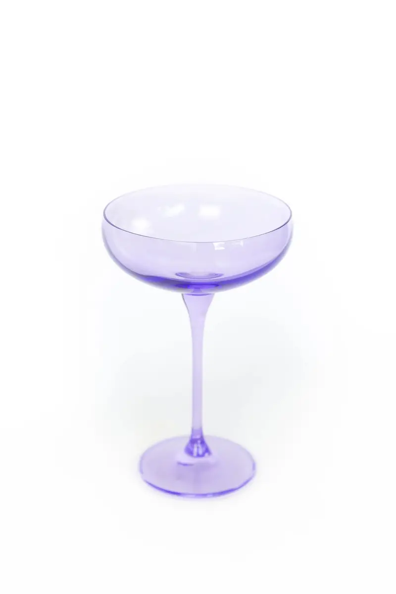 Estelle Lavender Champagne Coupe – Individual Glass