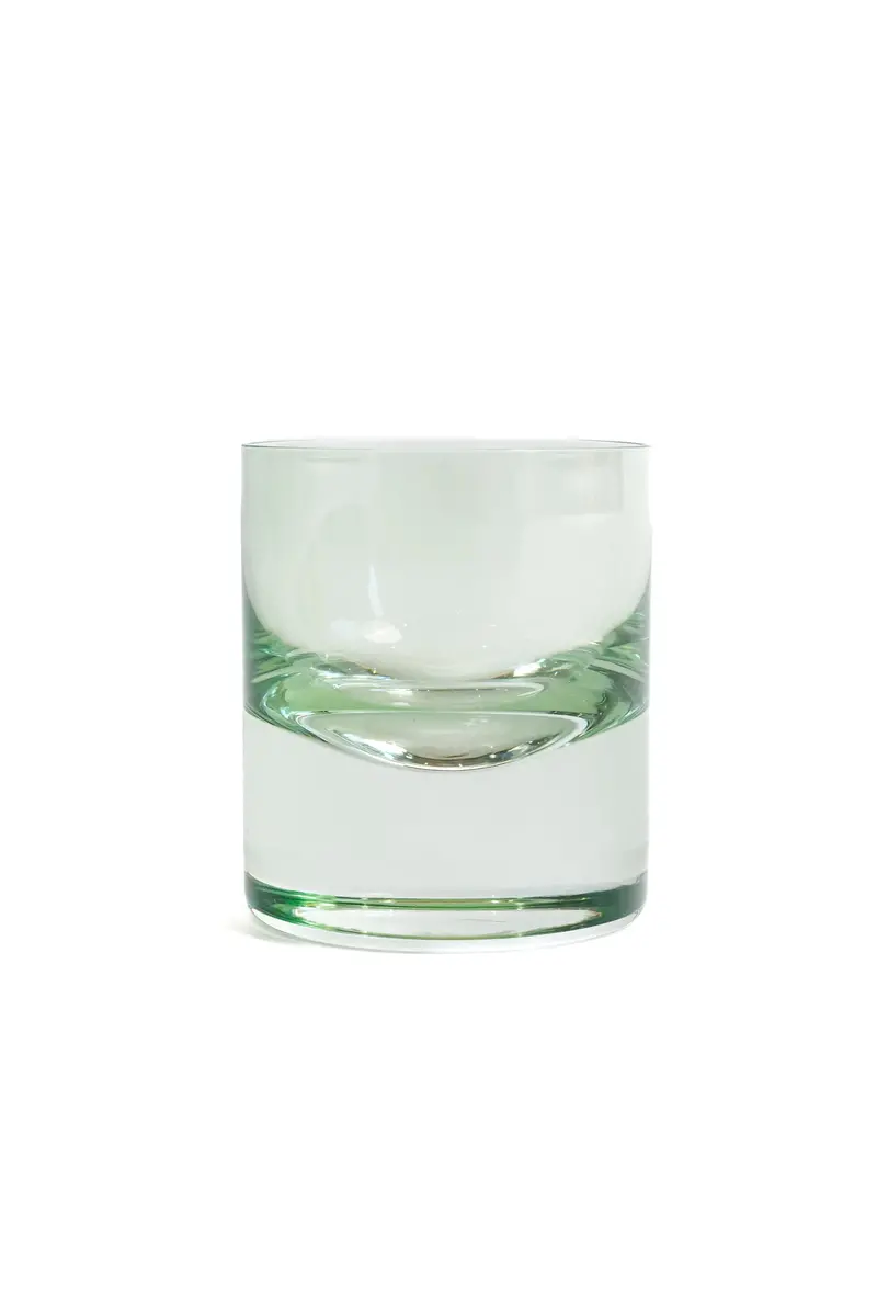 Estelle Mint Green Rocks Glass – Single Piece
