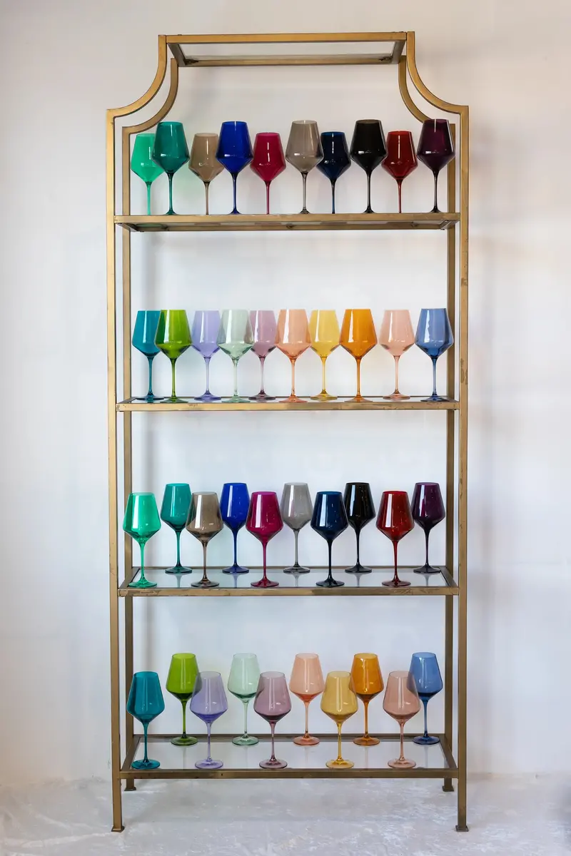 Estelle Stemless Wine Glass Set – Personalized Options Available