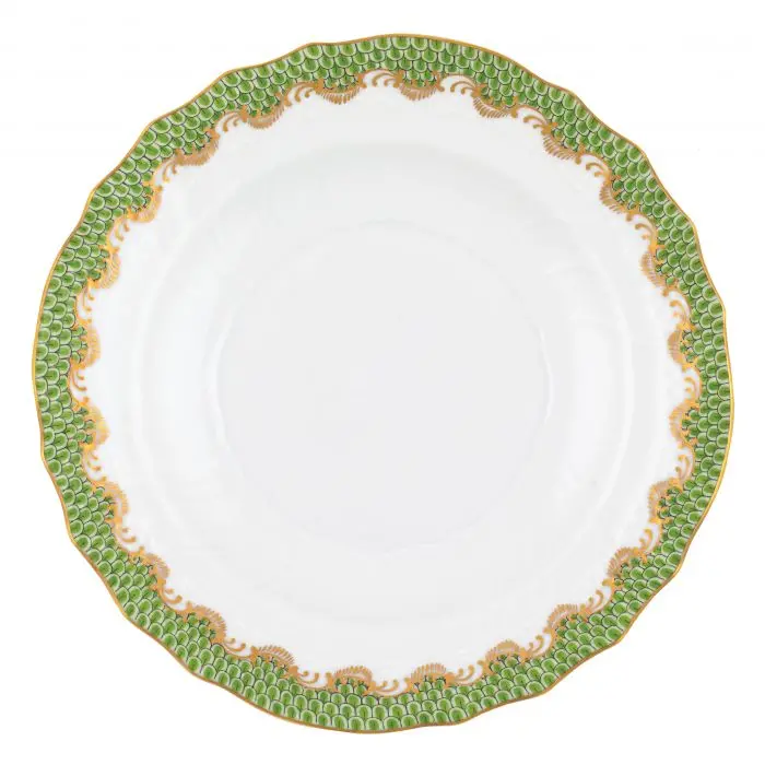 Evergreen Fish Scale Salad Plate