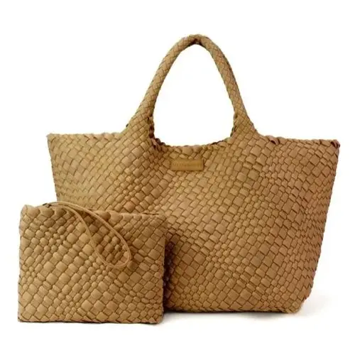 Extra-Large Woven Market Tote Bag