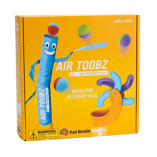 Fat Brain Toys Air Toobz Whirlwind Accessory Kit – Expandable STEM Play Set