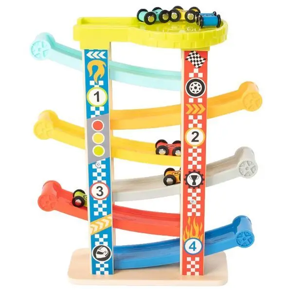 Fat Brain Toys ZigZag RaceTrack – STEM-Focused Marble Run Challenge