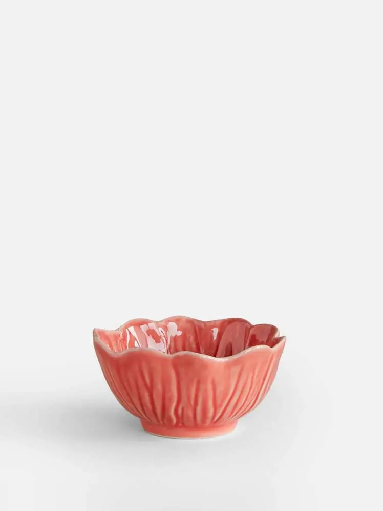 FLORA Collection Salmon-Colored Small Serving Bowl