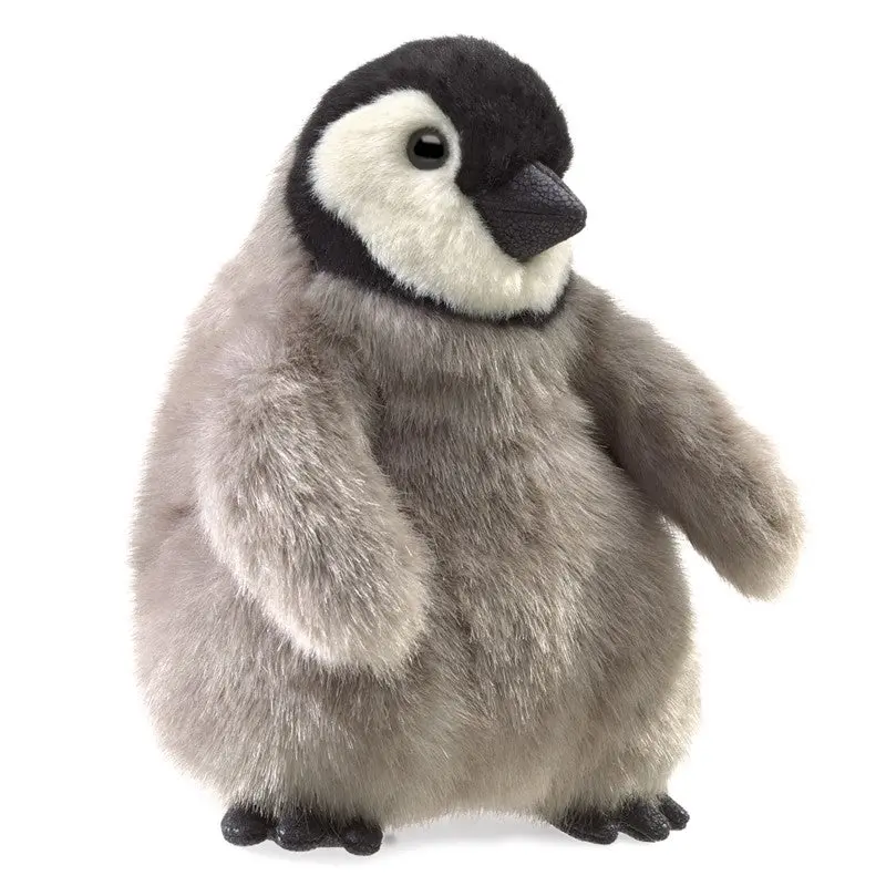 Folkmanis Baby Emperor Penguin Hand Puppet – Charming Antarctic Bird Puppet