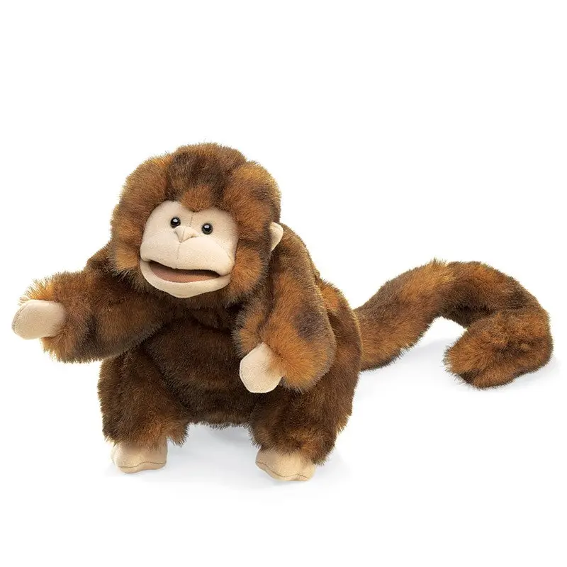 Folkmanis Monkey Hand Puppet – Expressive Primate Puppet