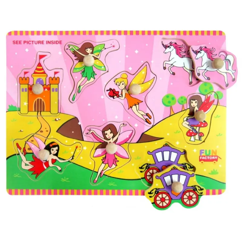 Fun Factory Fairy-Themed Jigsaw Puzzle for Kids