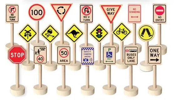 Fun Factory Traffic Sign Set – Educational Road Safety Toys