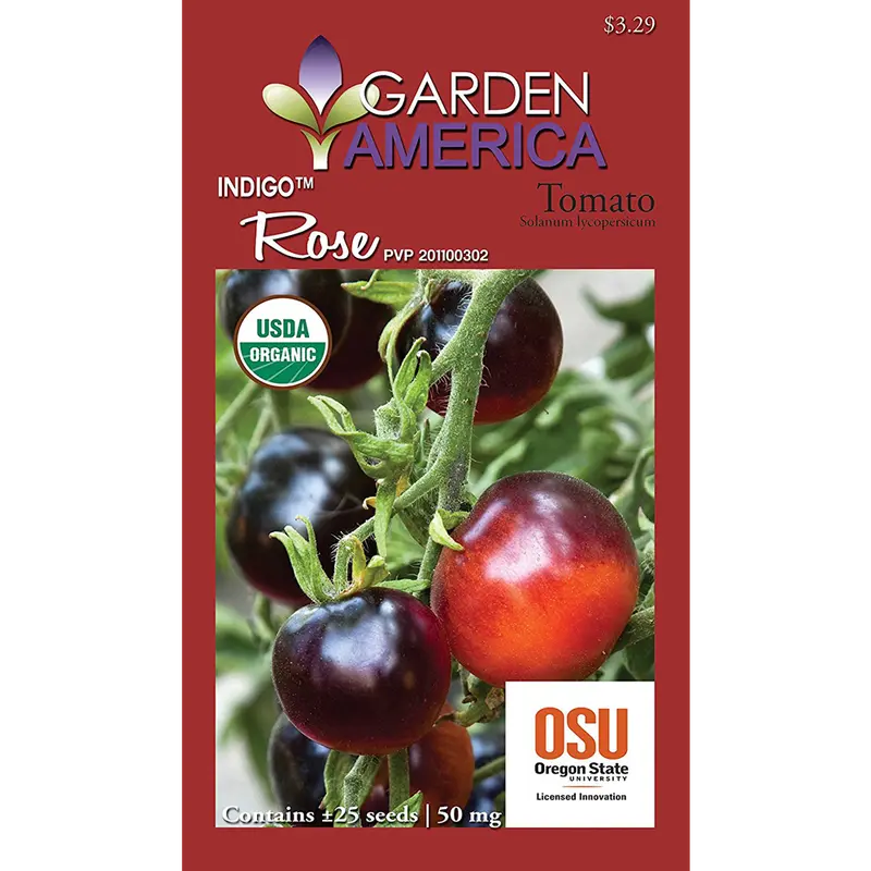 Garden America Organic Tomato Seeds – Certified Organic, Indeterminate Varieties