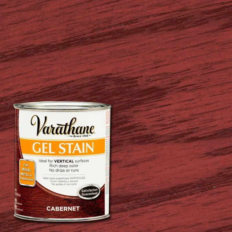 Gel Stain Variety Pack: Cabernet, Golden Oak, Paprika, Traditional Cherry + Dark Walnut & Cherry Wood Putties