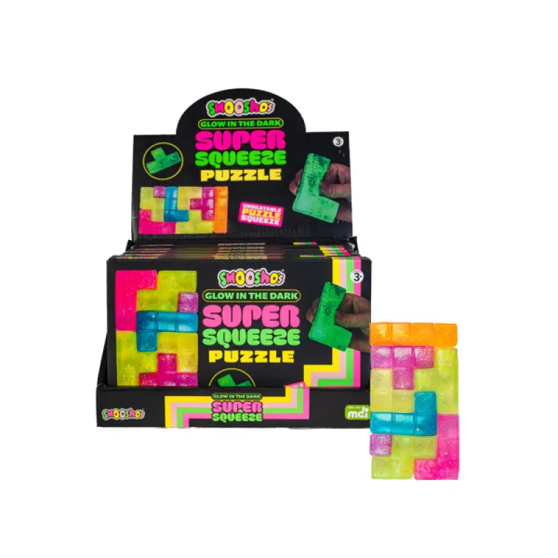 Glow-in-the-Dark Puzzle Squeeze – Smooshos Sensory Fidget