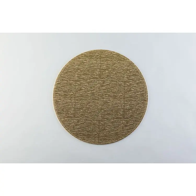 Gold Round Shimmer Placemats – Metallic Table Linen Accents