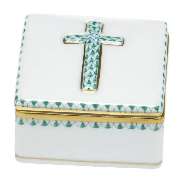 Green Prayer Box Ornament