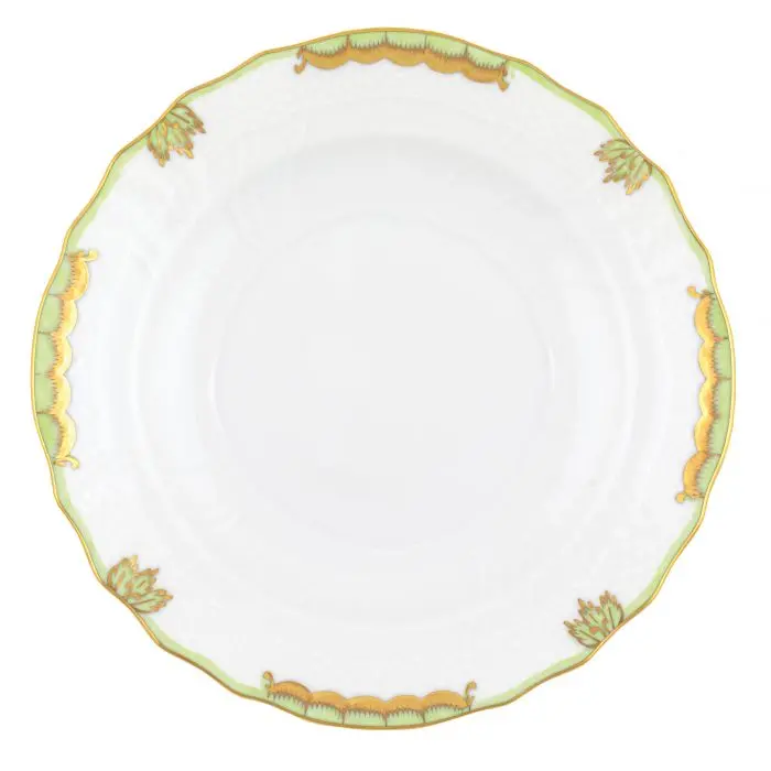 Green Princess Victoria Salad Plate