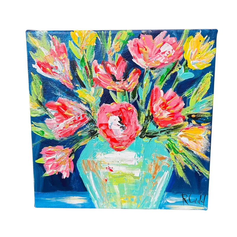 HBR ‘Blue Bloomscape’ Wall Art Print