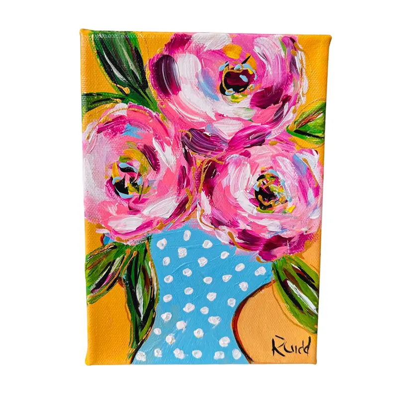 HBR ‘Polka Dot Bloom’ Decorative Art Print
