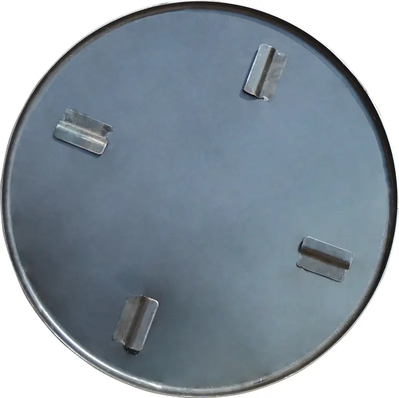 Heavy-Duty Steel Float Pan Attachment for Power Trowel Concrete Finishing
