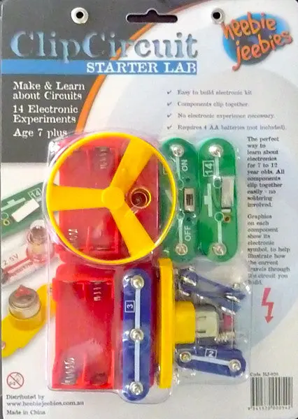 Heebie Jeebies Clip Circuit Starter Electronics Kit