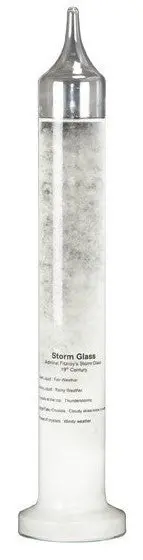 Heebie Jeebies Fitzroy’s Storm Glass – 28cm Weather Predicting Decorative Instrument